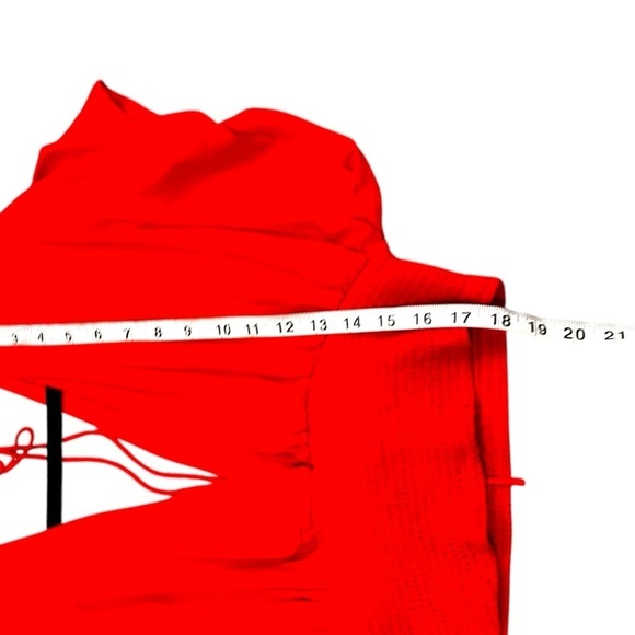 Free People Ava V-Neck Tie Back Top- Size Small - Picture 14 of 14